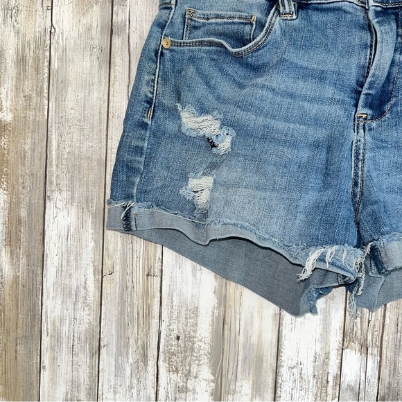 BlankNYC Fulton Distressed Rolled Jeans - Picture 3 of 5